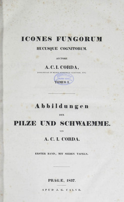 2329
<br/>
Icones fungorum hucusque cognitorum. = Abbildungen der Pilze und Schwaemme.
<br/>
<em></em>